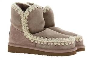 NEW MOU women's eskimo 18 ankle boots in elephant grey